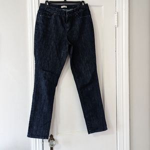 Coldwater Creek dark wash denim jeans